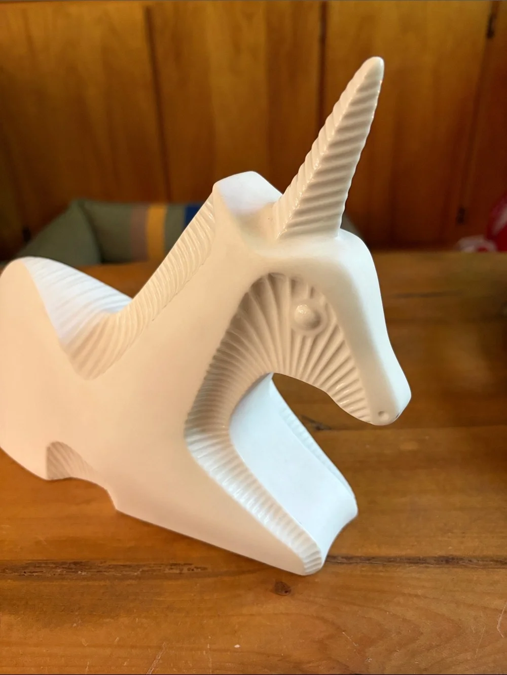Jonathan Adler White Unicorn Sculpture - Home Art